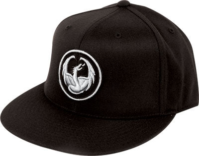 DRAGON ICON 210 CLASSIC HAT BLACK S/M PART# 723-4094-00S