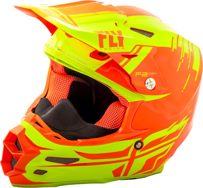 FLY SNOW F2 CARBON FORGE COLD WEATHER HELMET HI-VIS/ORANGE MEDIUM 73-4128-3-M