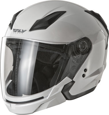 FLY STREET TOURIST SOLID HELMET PEARL WHITE MEDIUM F73-8104~3