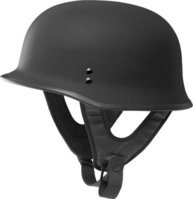 FLY STREET 9MM GERMAN BEANIE HELMET MATTE BLACK XLARGE F73-8221~5