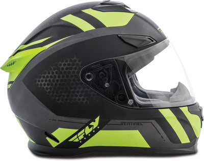 FLY STREET SENTINEL MESH HELMET BLACK/HI-VIS XLARGE 73-8325X