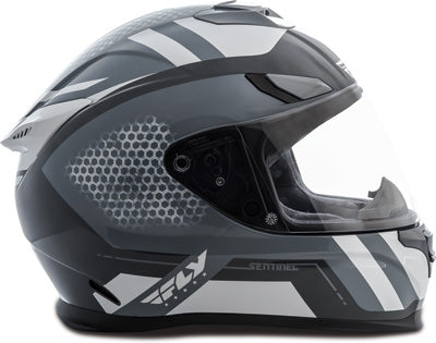 FLY STREET SENTINEL MESH HELMET GREY/WHITE XLARGE 73-8327X
