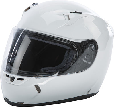 FLY STREET FLY REVOLT SOLID HELMET GLOSS WHITE XLARGE 73-8351X