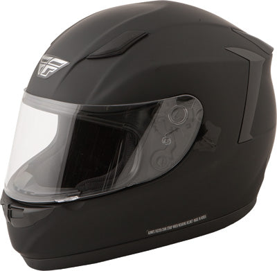 FLY STREET CONQUEST SOLID HELMET MATTE BLACK LARGE 73-8400L
