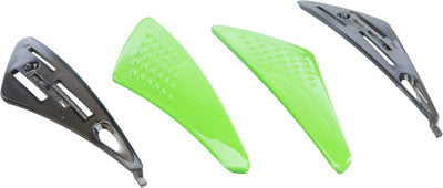 FLY STREET FLY LUXX FRONT TOP VENT GREEN L&R 4 PCS W/SCREWS 73-88881