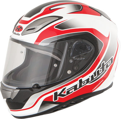 KABUTO AEROBLADE III TORRENT HELMET WHITE/RED 2X-LARGE PART# 7889513