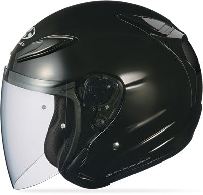 KABUTO AVAND II SOLID HELMET BLACK METALLIC SMALL PART# 7692102