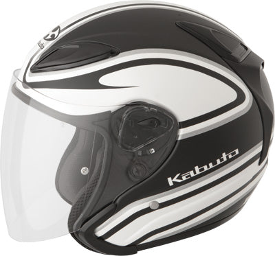 KABUTO AVAND II STAID HELMET FLAT WHITE/BLACK X-SMALL PART# 7876012