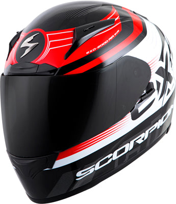 SCORPION EXO-R2000 FULL-FACE FORTIS HELMET BLACK/RED XLARGE 200-7246