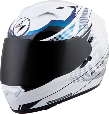 SCORPION EXO-T1200 FULL-FACE MAINSTAY HELMET WHITE/BLUE XLARGE T12-4606