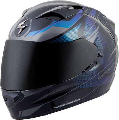 SCORPION EXO-T1200 FULL-FACE MAINSTAY HELMET BLACK/SILVER 2-XLARGE T12-4617