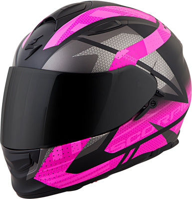 SCORPION EXO-T510 FULL-FACE FURY HELMET BLACK/PINK SMALL T51-1613