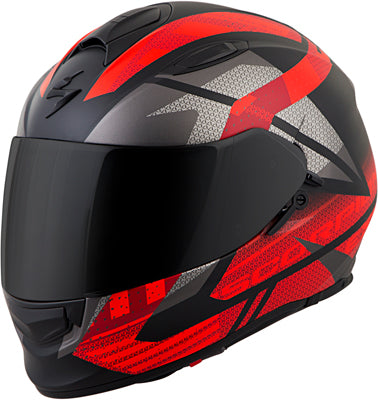 SCORPION EXO-T510 FULL-FACE FURY HELMET BLACK/RED SMALL T51-1513