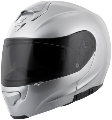 SCORPION EXO-GT3000 MODULAR SOLID HELMET HYPERSILVER MEDIUM 300-0454