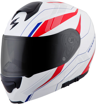 SCORPION EXO-GT3000 MODULAR SYNC HELMET RED/WHITE/BLUE X-SMALL 300-1032