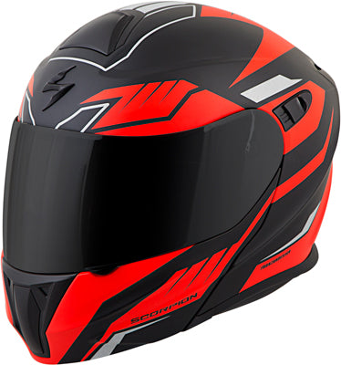 SCORPION EXO-GT920 MODULAR SHUTTLE HELMET BLACK/RED 2-XLARGE 92-1537