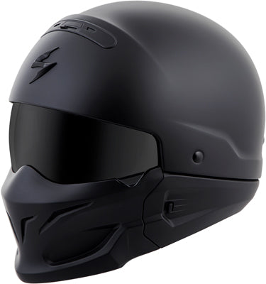 SCORPION COVERT OPEN-FACE SOLID HELMET MATTE BLACK SMALL COV-0103