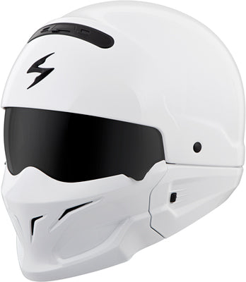 SCORPION COVERT OPEN-FACE SOLID HELMET GLOSS WHITE XLARGE COV-0206