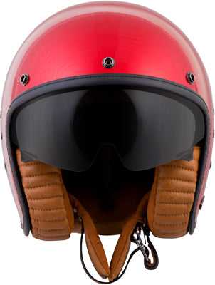 SCORPION BELFAST OPEN-FACE SOLID HELMET CANDY RED LARGE BEL-1015