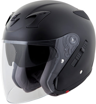 SCORPION EXO-CT220 OPEN-FACE SOLID HELMET MATTE BLACK X-SMALL 22-0102