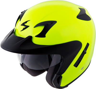 SCORPION EXO-CT220 OPEN-FACE SOLID HELMET NEON X-SMALL 22-0502