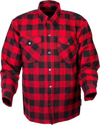 SCORPION COVERT FLANNEL RED 3X-LARGE RED/BLACK SHIRT 13203-8