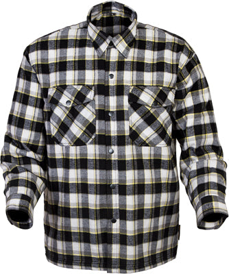 SCORPION COVERT FLANNEL YEL MEDIUM BLACK/YELLOW SHIRT 13103-4