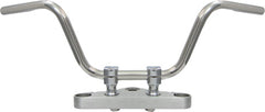 WEST-EAGLE BOBBER HIGH BAR W/DIMPLES STAINLESS/POLISHED 1" 766
