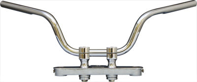 WEST-EAGLE MID BOBBER BAR STAINLESS DIMPLED 808
