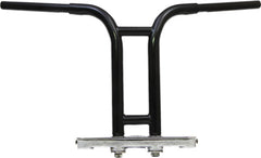 WEST-EAGLE RISER HANDLEBAR STEEL W/DIMPLES BLACK 1.25"X14" PART# 0813-BK