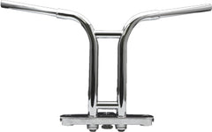 WEST-EAGLE RISER HANDLEBAR STEEL W/DIMPLES CHROME 1"X14" 812