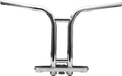 WEST-EAGLE RISER HANDLEBAR STEEL W/DIMPLES CHROME 1.25"X14" PART# 813