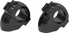 WEST-EAGLE OLD STYLE RISERS PULLBACK STYLE BLACK 1"X1" PART# 0356-BK