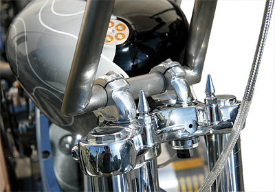 WEST-EAGLE OLD STYLE RISERS PULLBACK STYLE POLISHED 1"X1" 356