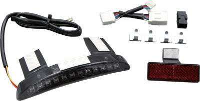 WEST-EAGLE LED CHOPPED FENDER TAILLIGHTS SMOKED LENS PART# H5172-SM NEW