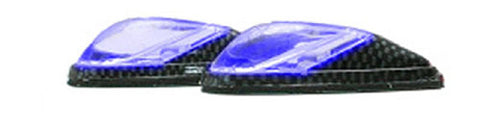K&S 25-9550 LED MARKER LIGHTS MINI-FLUSH MT. C.F. BODY BLUE 1