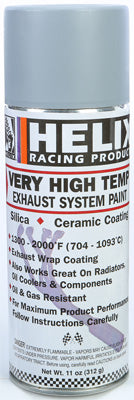 HELIX VERY HIGH TEMP EXHAUST SYSTEM PAINT GREY PRIMER 11OZ 165-1000