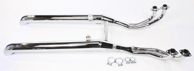 MAC FULL SYS 4/2 SLASHBACK HONDA CHROME PART# 001-1088 NEW