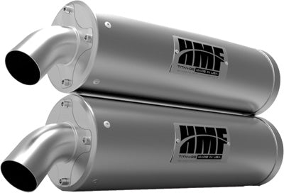 HMF TITAN SERIES EXHAUST STNLESS DUAL SLIP-ON CENTER MOUNT 5.36E+11