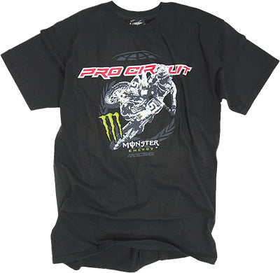 PRO CIRCUIT WHIPPER TEE BLACK 2X-LARGE PART# PC09101-0250