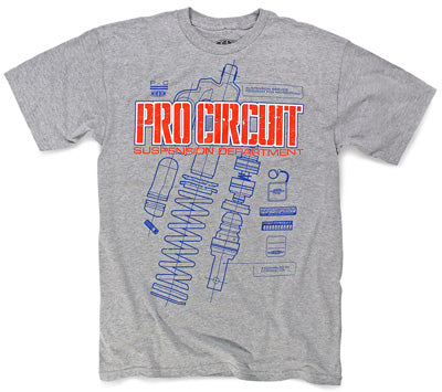 Pro Circuit Racing P/C SANDLOT RAGLAN TEE 2XL # 6414107-050 NEW
