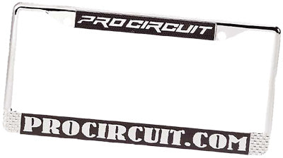 PRO CIRCUIT LICENSE PLATE FRAME (CHROME) PART# PC1005-1300