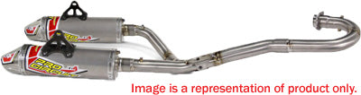 PRO CIRCUIT TI-4 DUAL EXHAUST SYSTEM PART# 4H09250-TI-GP2 NEW