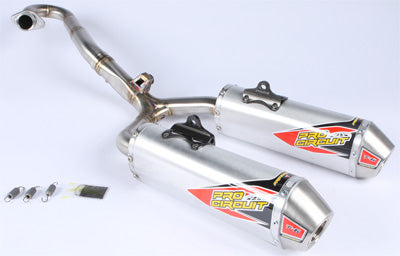 PRO CIRCUIT T-6 STAINLESS DUAL SYSTEM PART# 0111545G2 NEW