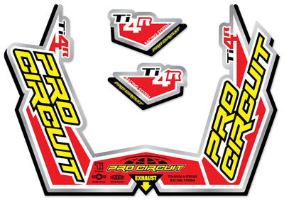 Pro Circuit Racing TI-4GP STICKER KIT # DC09TI4GP NEW