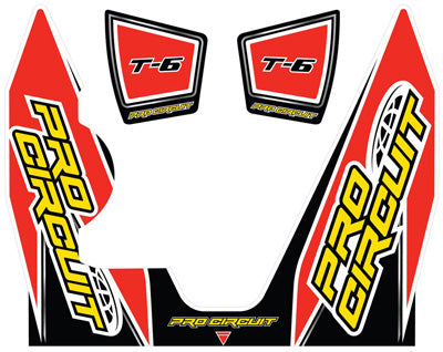 Pro Circuit Racing REPL T-6 WRAP AND CAP DECAL (YZ250F) # DC14T6-YZ250F NEW