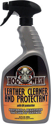 HOG WASH LEATHER CLEANER & PROTECTANT W/UV PROTECTION 22OZ PART# HW0549