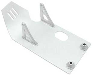 BBR SKID PLATE SILVER XR/CRF50/70/Z50R 00-08 PART# 320-HXR-5031 NEW