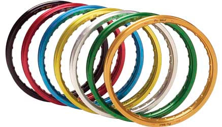 PRO-WHEEL Mini Rim 1.40X17 (Black) PART NUMBER 17-0YSBK