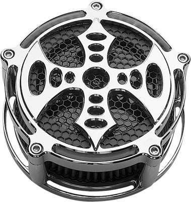 PREC. BILLET BILLET AIR CLEANER BAD AXE (CHROME) BAX-210-3H-CHR